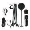 Professional Recording Condenser Microphone Kit Computer Cardioid Mic Arm