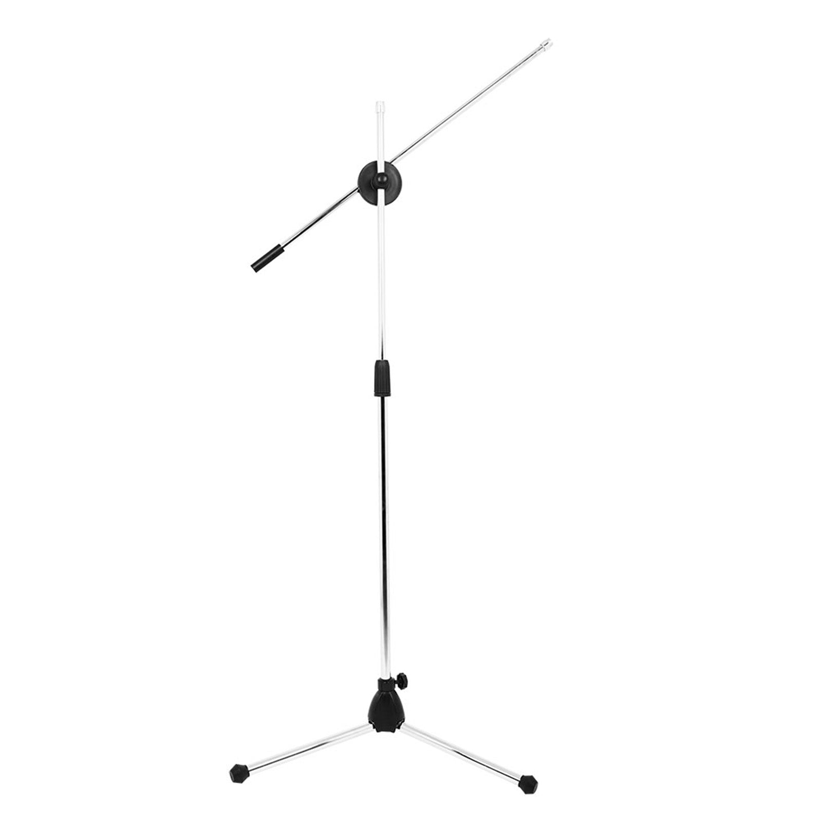 Professional Telescopic Microphone Stand Stage Mic Tripod Holder 2 Mic Clip