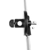 Professional Telescopic Microphone Stand Stage Mic Tripod Holder 2 Mic Clip