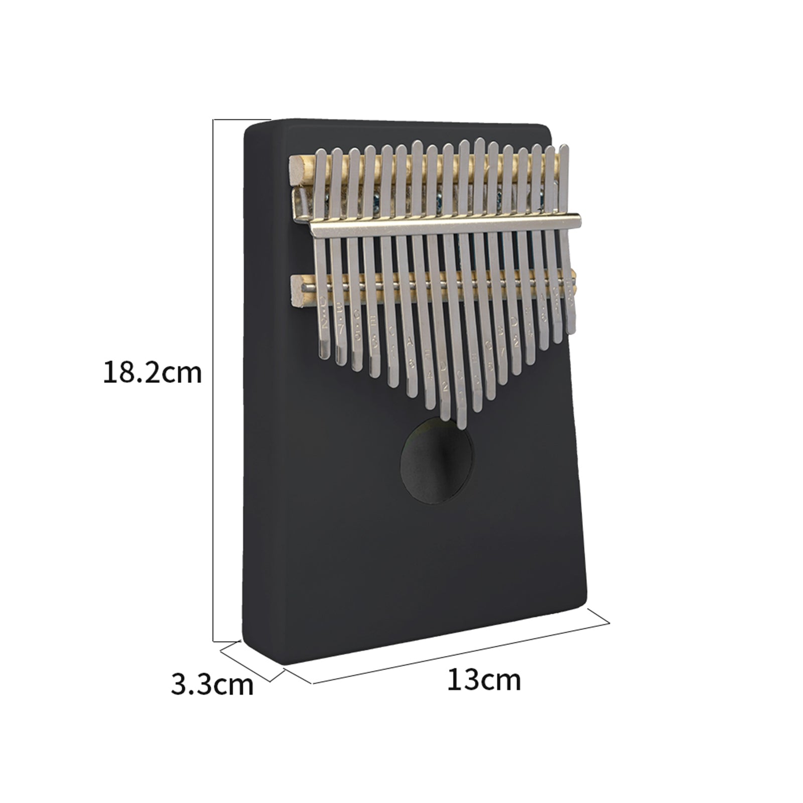 Kalimba 17 Key Thumb Piano Maple African Mbira with Tune Hammer Set Musical