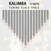 Kalimba 17 Key Thumb Piano Maple African Mbira with Tune Hammer Set Musical