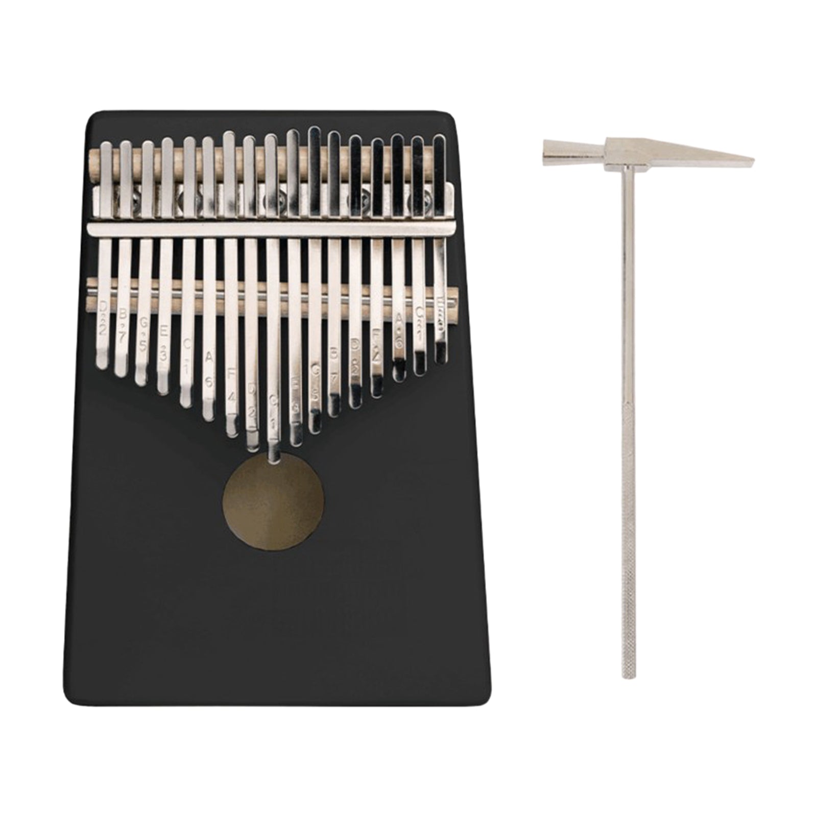 Kalimba 17 Key Thumb Piano Maple African Mbira with Tune Hammer Set Musical