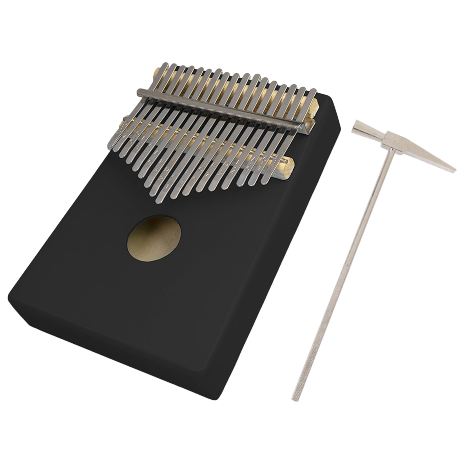 Kalimba 17 Key Thumb Piano Maple African Mbira with Tune Hammer Set Musical