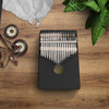 Kalimba 17 Key Thumb Piano Maple African Mbira with Tune Hammer Set Musical