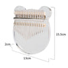 Kalimba Acrylic 17 Keys Transparent Thumb Piano