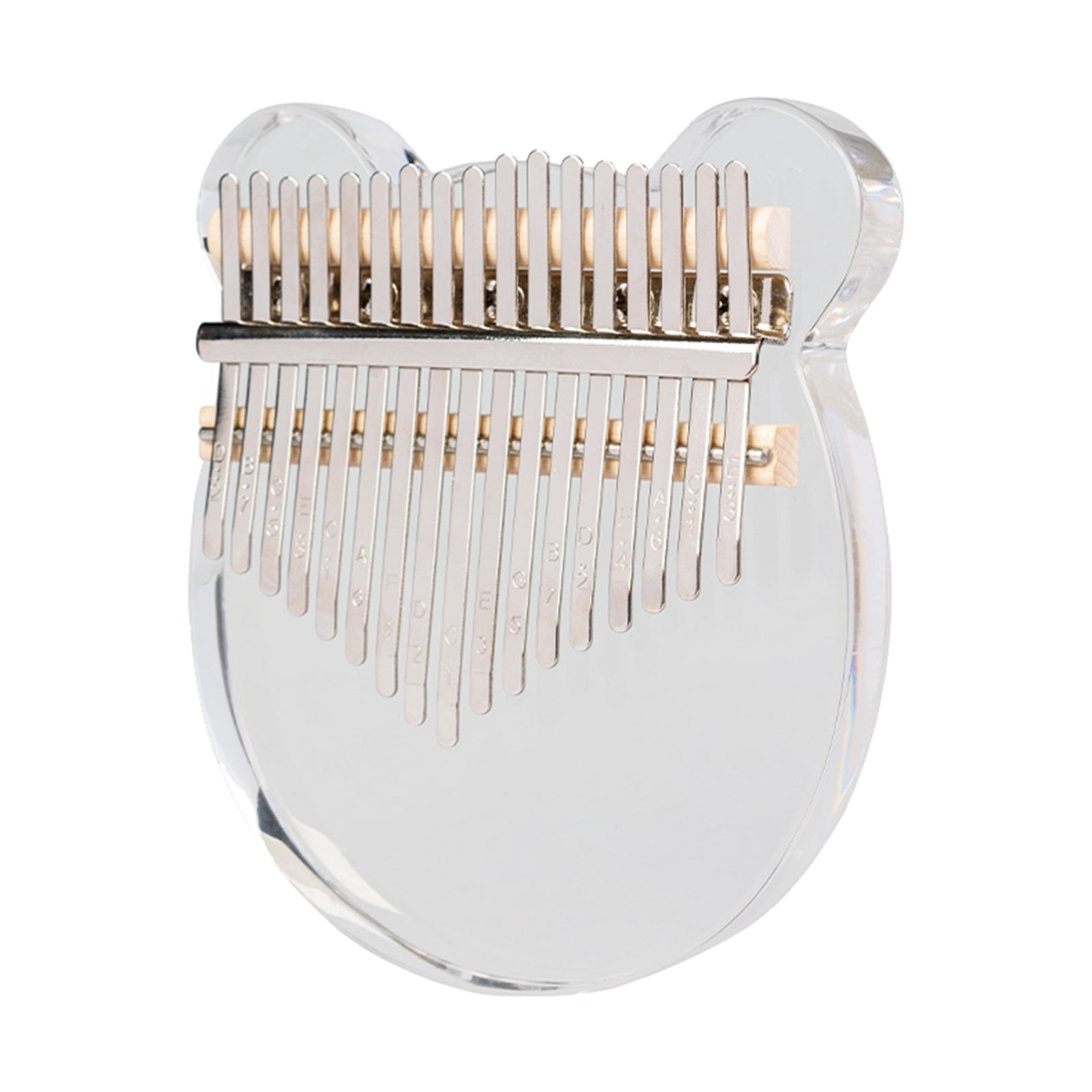 Kalimba Acrylic 17 Keys Transparent Thumb Piano