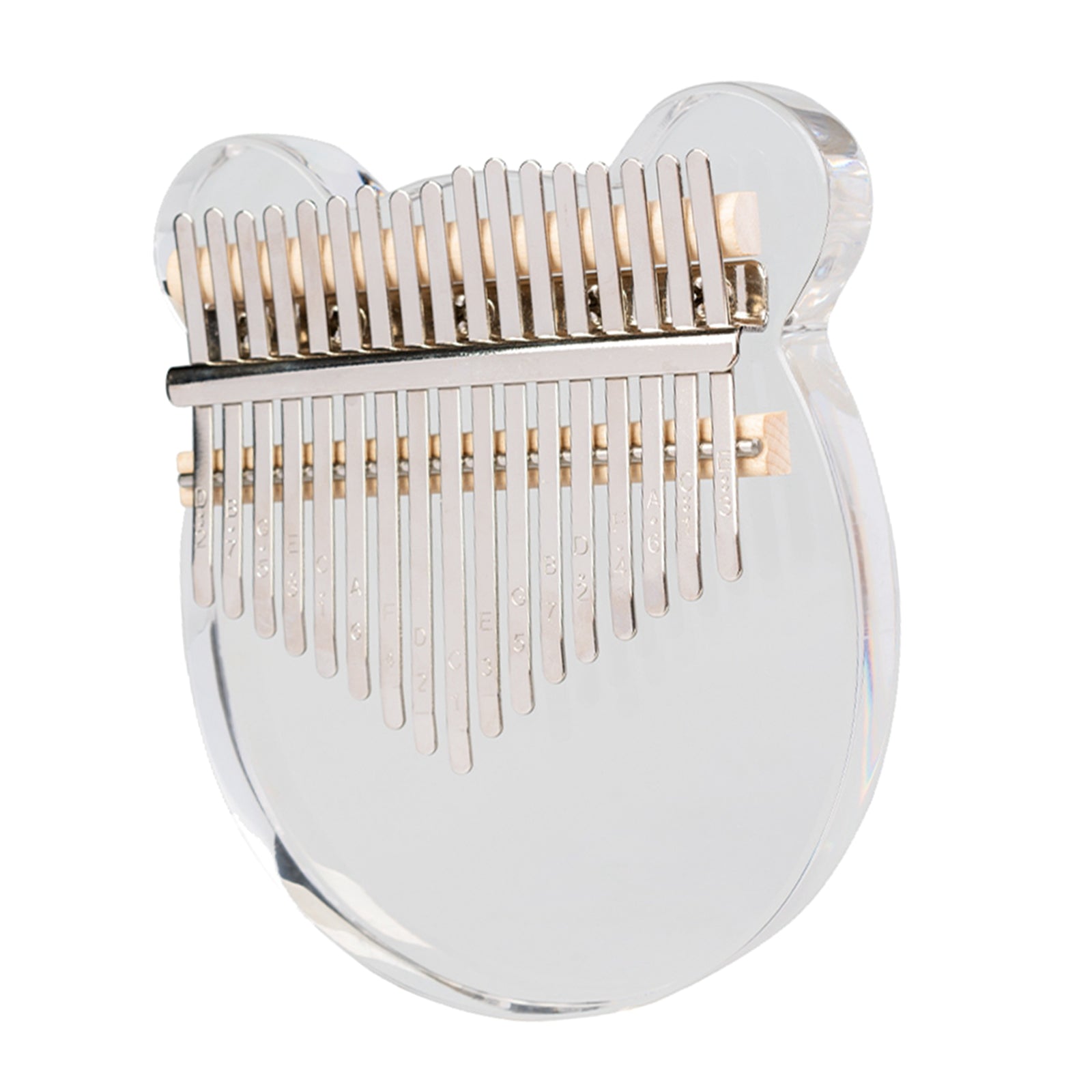 Kalimba Acrylic 17 Keys Transparent Thumb Piano