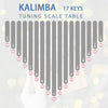 17-Key Kalimba Thumb Piano Toy Maple Finger Piano with Tune Hammer