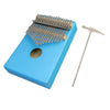 17-Key Kalimba Thumb Piano Toy Maple Finger Piano with Tune Hammer