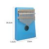 17-Key Kalimba Thumb Piano Toy Maple Finger Piano with Tune Hammer