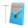 17-Key Kalimba Thumb Piano Toy Maple Finger Piano with Tune Hammer