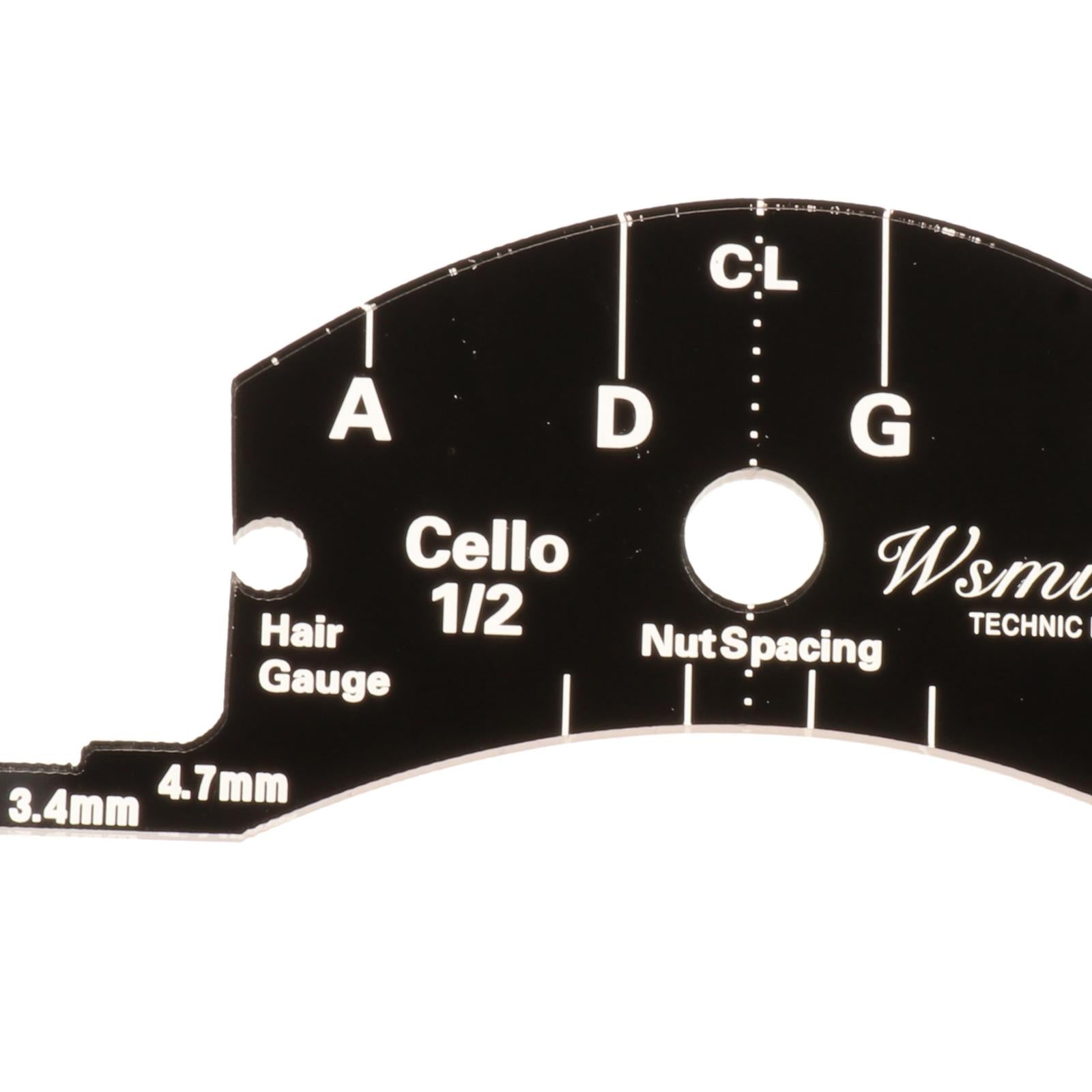 Violin Bridge Multifunctional Mold Template Repair Tool 1-2 Cello