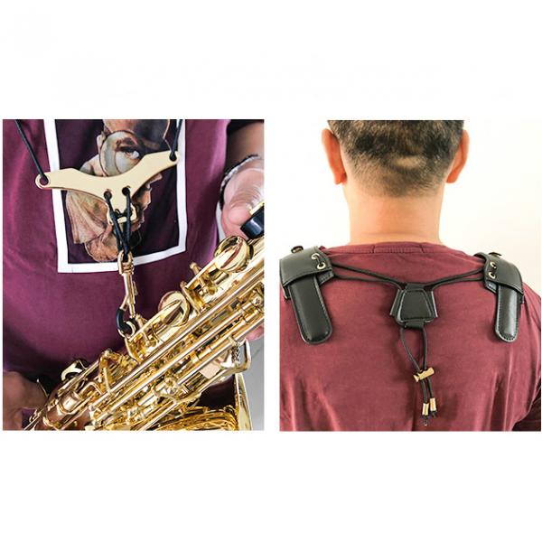 Adjust Shoulder Saxophone Neck Strap Shoulder Belt for Tenor Soprano Sax