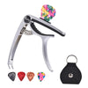 3 In 1 Alloy Universal Guitar Capo for Electric Guitar Parts sliver