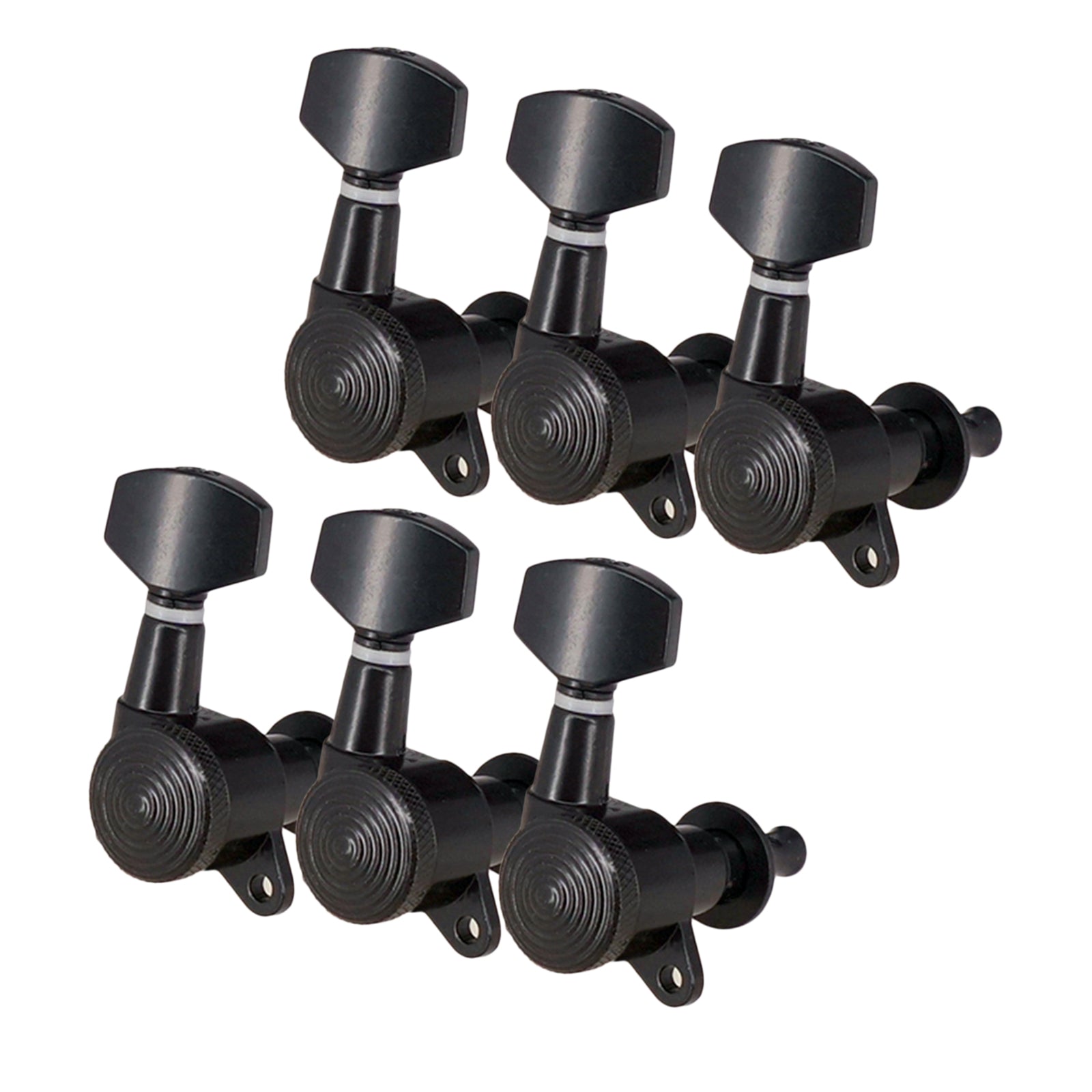 Black Electric Guitar Tuning Pegs Keys Tuners Machine Heads 6R Right Set