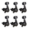 6 Pieces Guitar String Tuning Pegs,Tuner Machine Heads Knobs 6L Black