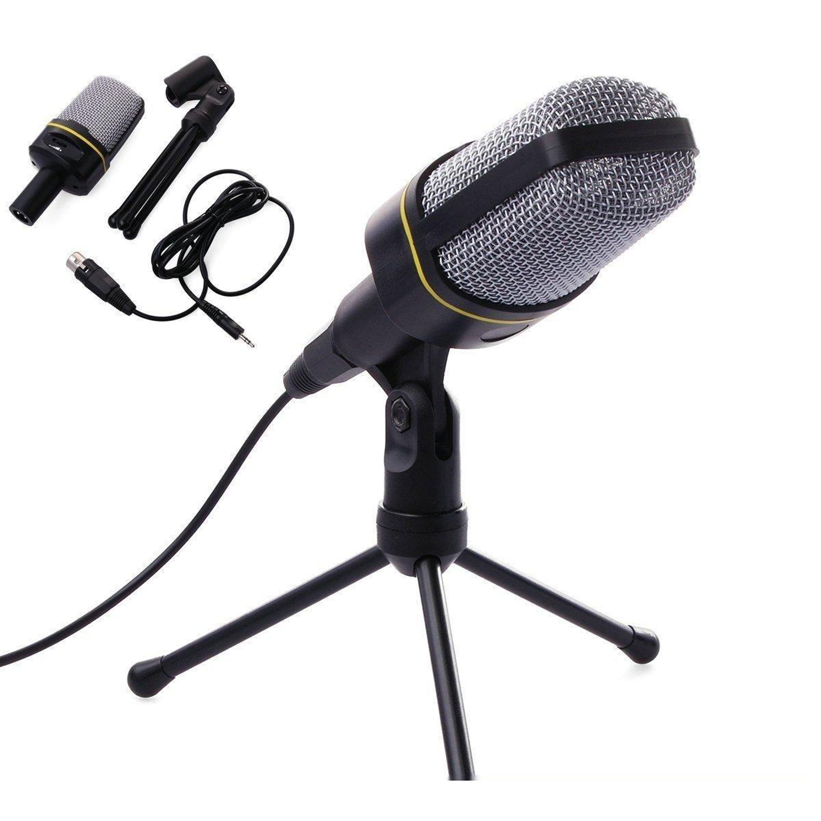 Professional Audio Condenser Microphone Mic Studio Recording with Tripod