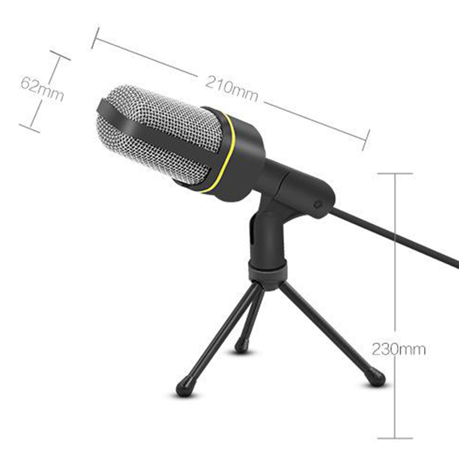 Professional Audio Condenser Microphone Mic Studio Recording with Tripod