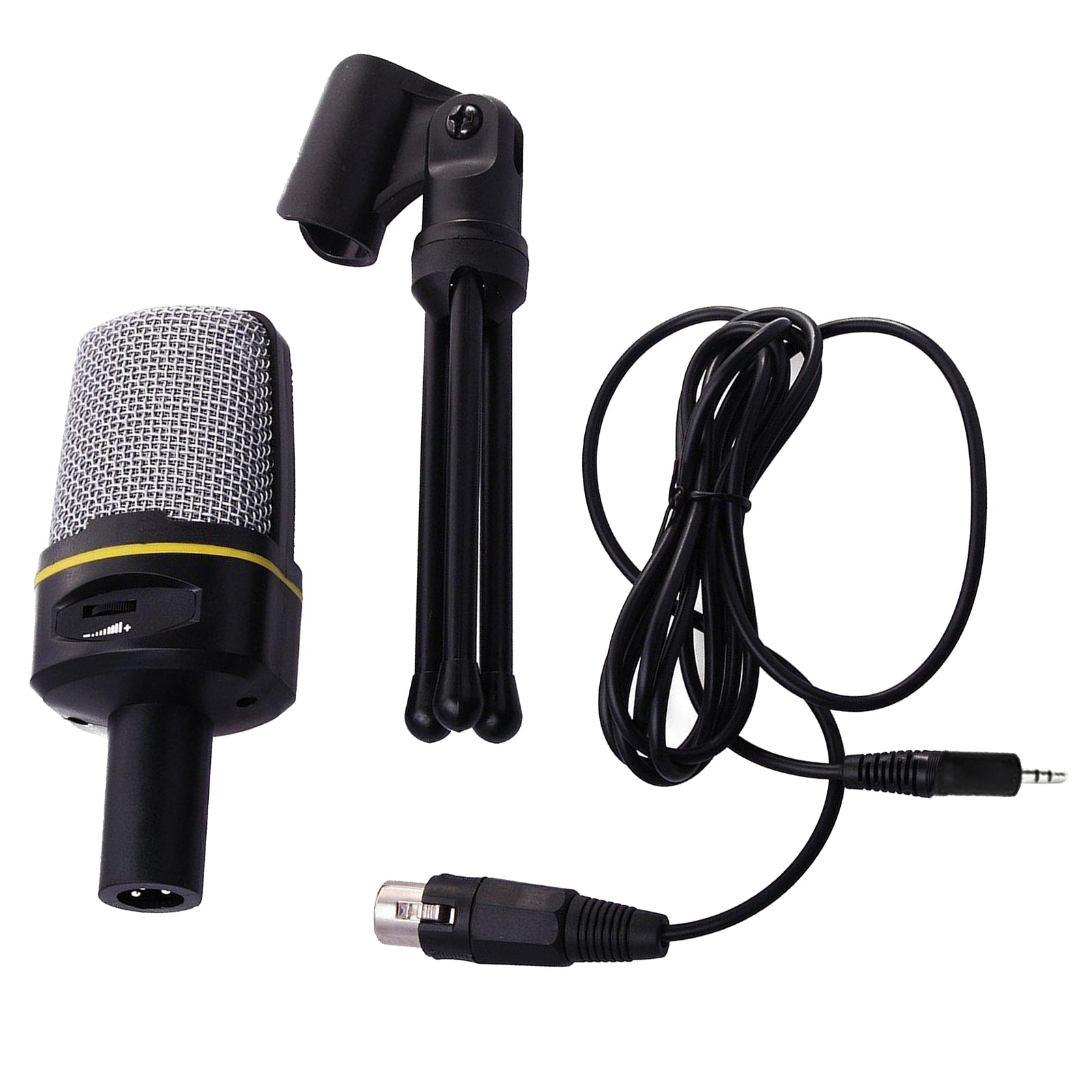 Professional Audio Condenser Microphone Mic Studio Recording with Tripod