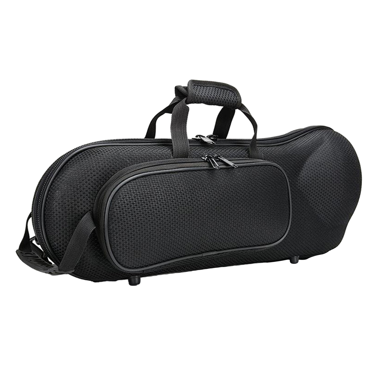 Brass Wind Black Musical Trumpet Case Oxford Gig Bag Black Oxford Fabric