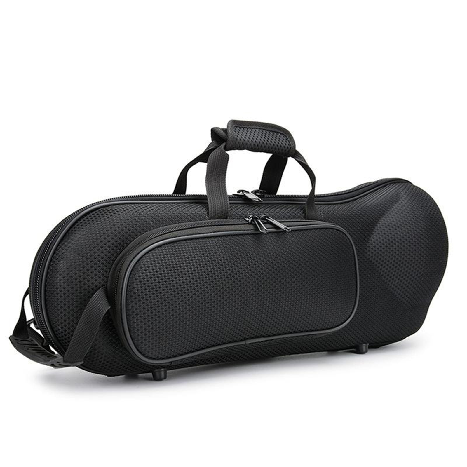 Brass Wind Black Musical Trumpet Case Oxford Gig Bag Black Oxford Fabric