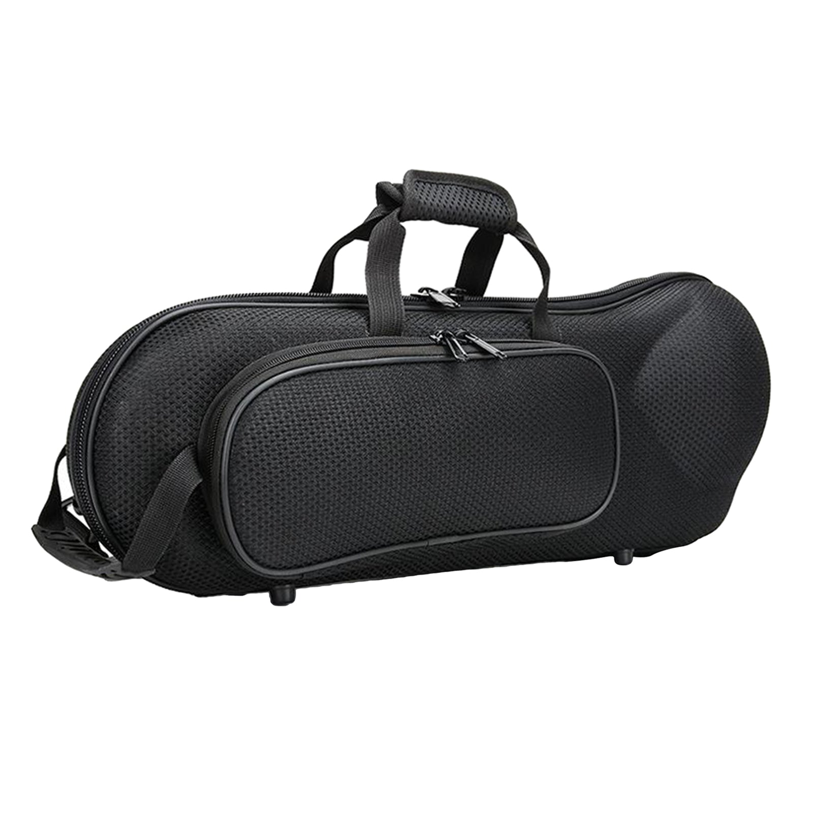 Brass Wind Black Musical Trumpet Case Oxford Gig Bag Black Oxford Fabric