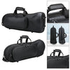 Brass Wind Black Musical Trumpet Case Oxford Gig Bag Black Oxford Fabric