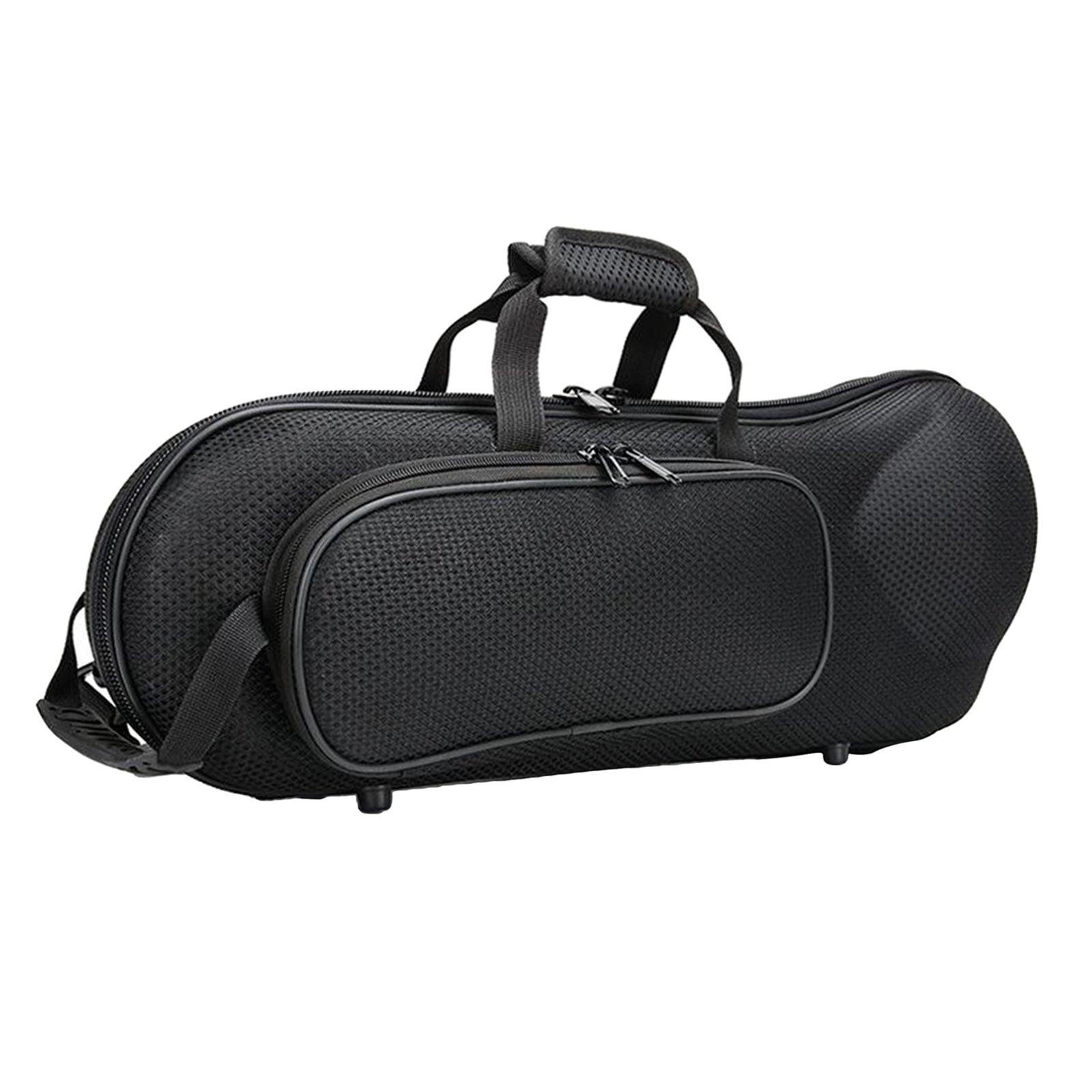 Brass Wind Black Musical Trumpet Case Oxford Gig Bag Black Oxford Fabric