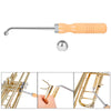 Trumpet Repair Tool Polished Maintenance with 2 Metal Balls Accs Parts