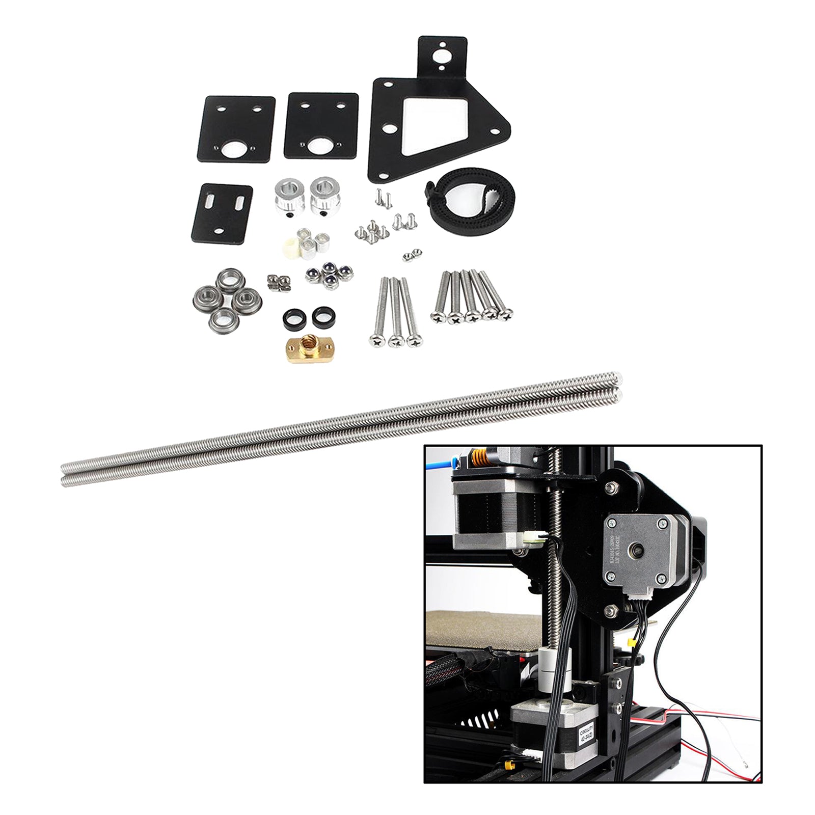 3D Printer Dual Z axis Upgrade Kit Z Tension Pulley Set For Ender-3 Ender3