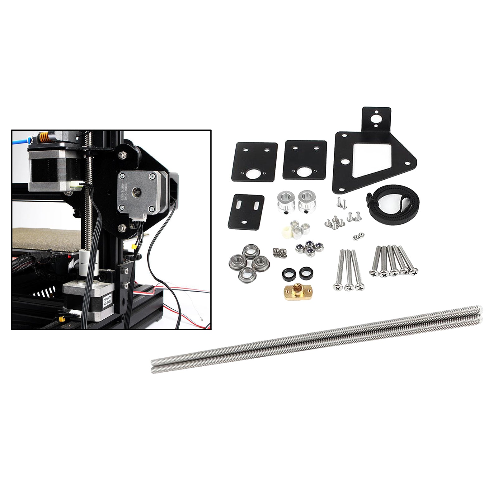 3D Printer Dual Z axis Upgrade Kit Z Tension Pulley Set For Ender-3 Ender3