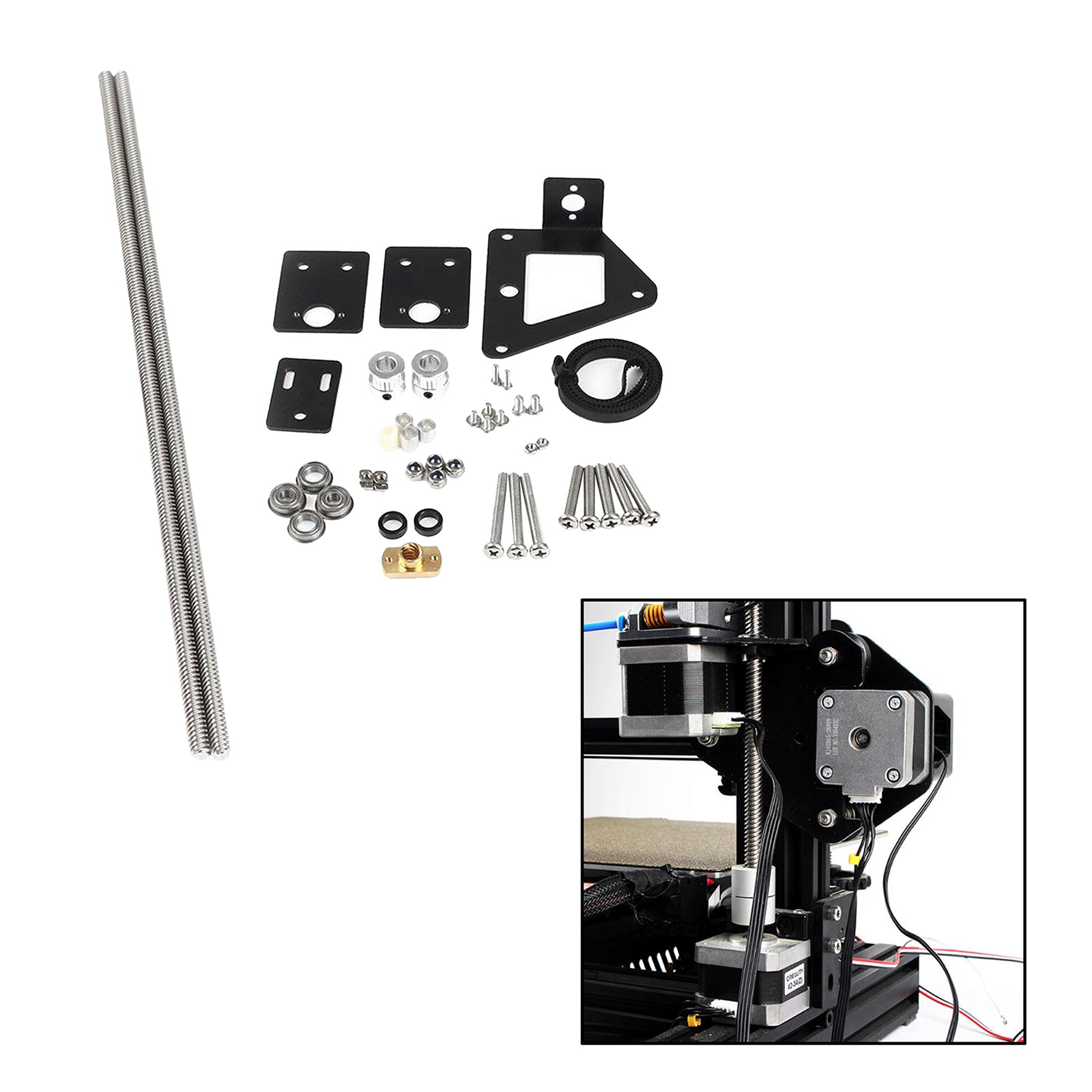 3D Printer Dual Z axis Upgrade Kit Z Tension Pulley Set For Ender-3 Ender3