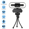 Full HD Fill Light Web Cam with Microphone Streaming Camera 4K 5MP