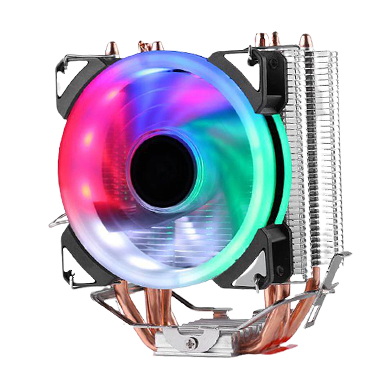 CPU Cooler Dual Cooling Tower RGB Fans for AMD Intel Single tower 1 fan