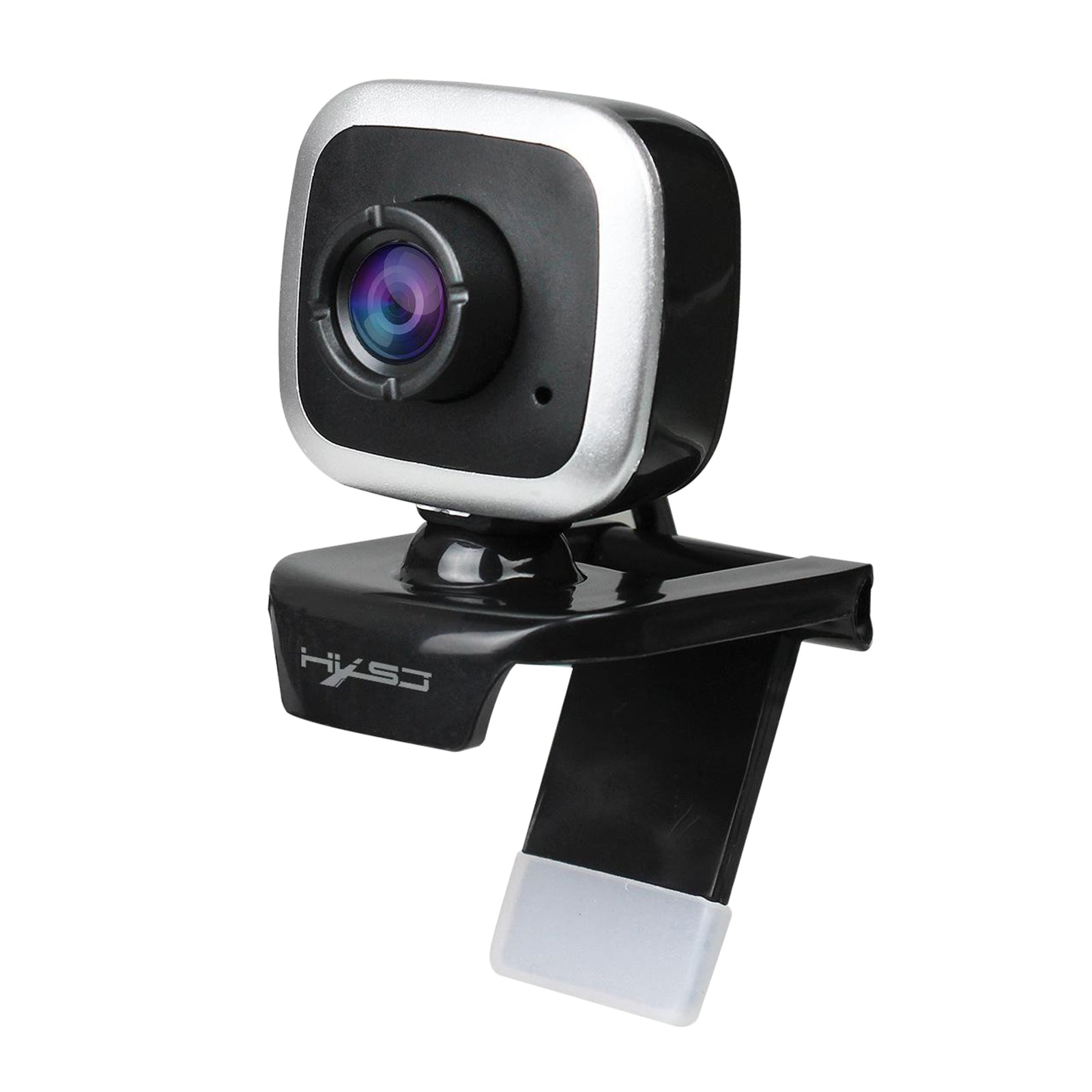 480P Desktop Computer USB Web Camera Webcam Manual Focus Black Silver