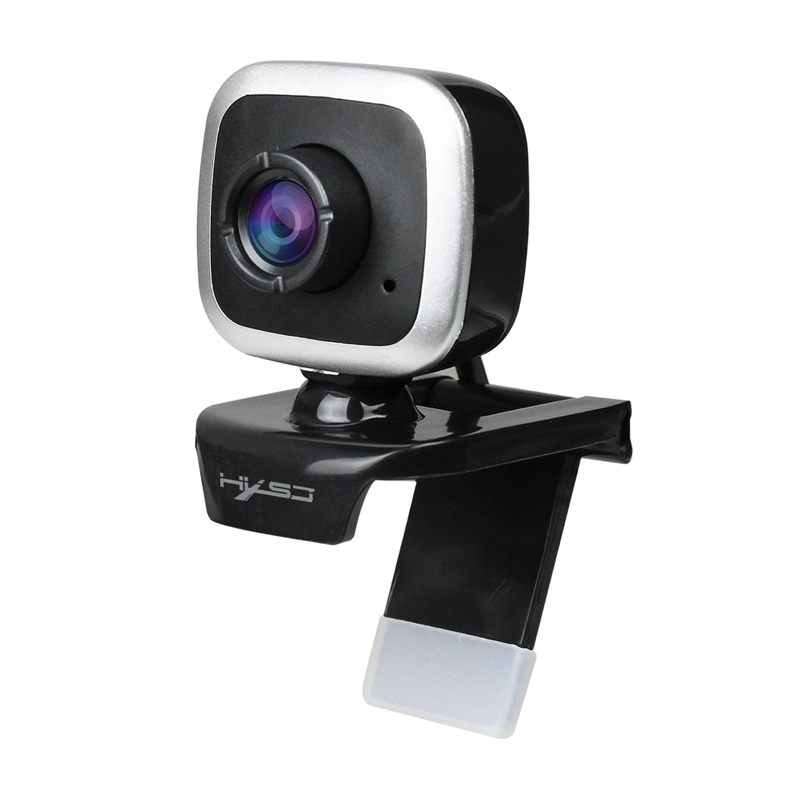 480P Desktop Computer USB Web Camera Webcam Manual Focus Black Silver