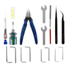 3D Printer Cleaning Tool Kit Clean Finish Pliers Tweezers Allen Key Set