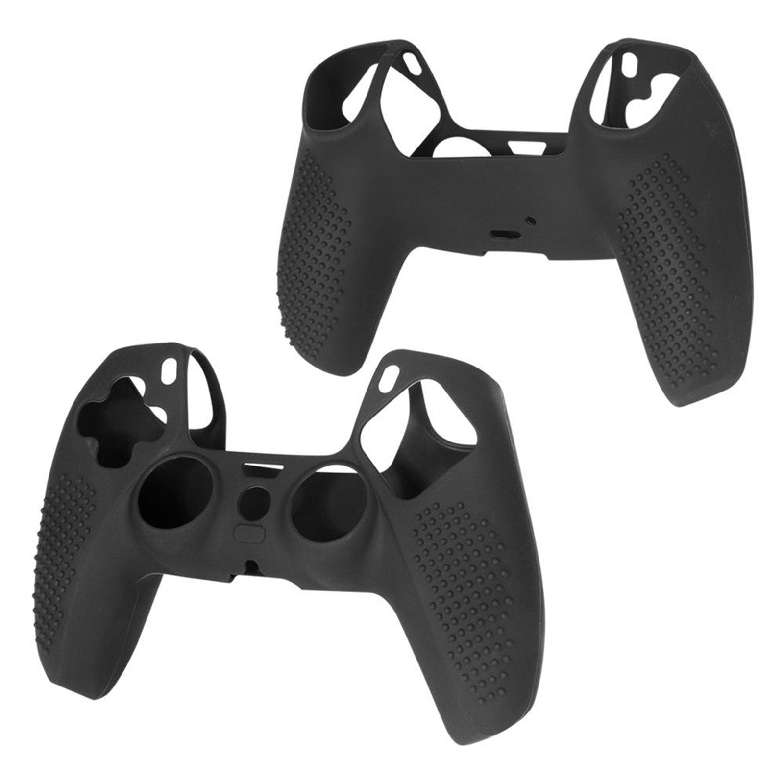 Dustproof Protective Silicone Controller Grips Cover Case for PS5 black