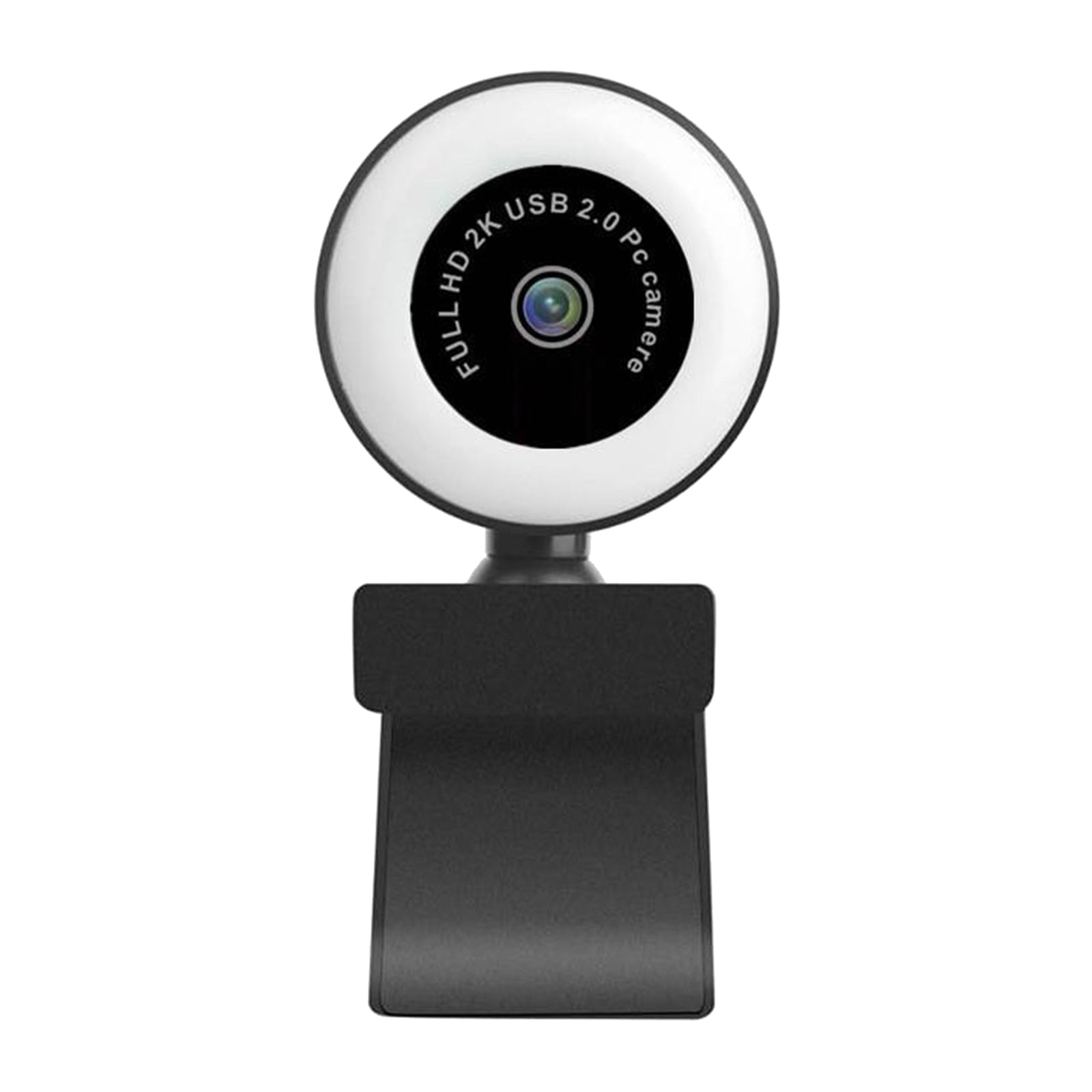 Mini 1080P/2K/5MP Webcam with Ring Fill Light and Mic  5MP Auto Focus