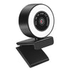 Mini 1080P/2K/5MP Webcam with Ring Fill Light and Mic  5MP Auto Focus