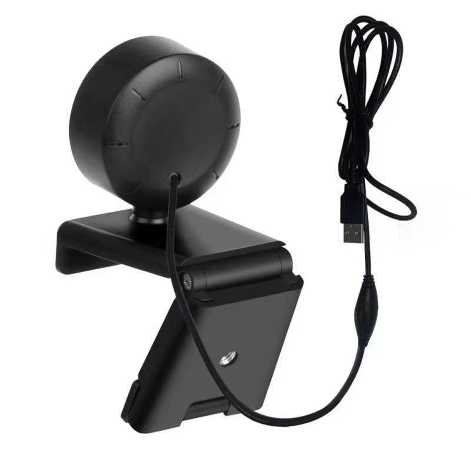 Mini 1080P/2K/5MP Webcam with Ring Fill Light and Mic  1080p Fixed Focus