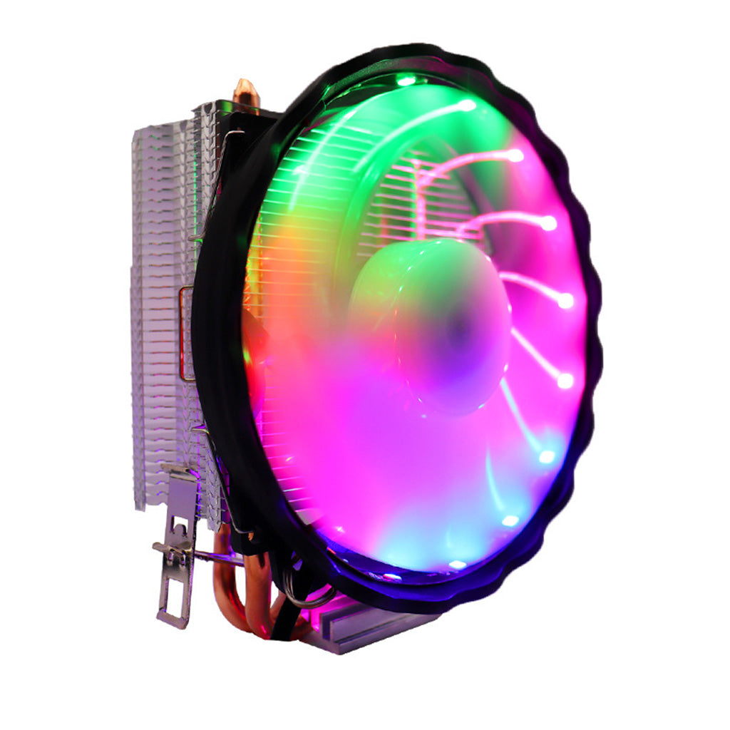 LED 120mm LED RGB CPU Cooler 4pin Heatsink for Intel Socket LGA 1155 1156