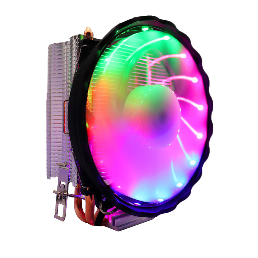 LED 120mm LED RGB CPU Cooler 4pin Heatsink for Intel Socket LGA 1155 1156