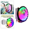 LED 120mm LED RGB CPU Cooler 4pin Heatsink for Intel Socket LGA 1155 1156