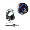 Professional Over Ear Gaming Headset Headphones Double 3.5mm Interface Black