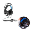 Professional Over Ear Gaming Headset Headphones Double 3.5mm Interface Black