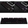 Ultra-thin Wired Keyboard 104Key Computer RGB Keys Smart Sleep Working