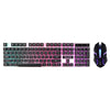 RGB Backlit Mechanical Gaming Keyboard 104 Keys USB  Black  Keyboard mouse