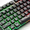 K16 87-Key USB Wired Gaming Keyboard Rainbow Backlight Keypads For PC Laptop