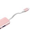 USB C HUB USB 3.0 Hub 4K HDMI Adapter 100W USB-C PD Charger AT101HP Pink